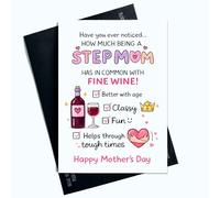 Peachy Antics Funny Mother's Day Card Have You Ever Noticed funny Joke Mother's Day Card for Step Mum A5 Size Card For Step Mum Gift For Her Gift For StepMum Mother's Day Gift SP447