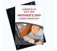 Peachy Antics Funny Mother's Day Card Where'd Ya Get Yet Mother's Day Card From Eh? Mother's Day Card Funny Joke Meme Card Funny mother's Day Card A5 size S455
