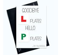 Peachy Antics Funny Passed Driving Test Cards Well Done Congratulations Goodbye L Plates Hello P Plates AP152