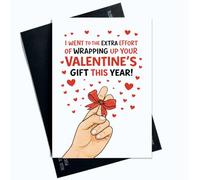 Peachy Antics Funny Valentine’s Day A5 Greeting Card Cheeky Joke Card for Him or Her, Girlfriend, Boyfriend, Friend, Husband or Wife, Cute Valentines Gift Extra Special Wrapping SP426