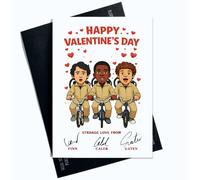 Peachy Antics Funny Valentine's Day Card Derek Funny Card For Him for Her A5 Size Fan Card gift for Him gift For Her Valentine's Day gift Stranger Things gift SP417