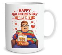 Peachy Antics Funny Valentine's Day Mug Derek Funny Mug For Him for Her 10oz Fan Present For Her, Him Valentine's Day gift Stranger Things gift for Her For Him PM428