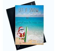 Peachy Antics Merry Christmas Let It Snow Christmas Card Funny Novelty Joke Xmas Card SP135