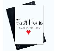 Peachy Antics New Home Card Congratulations First Home Card New Home Greeting Card Cute Design For Couples First Home AP157