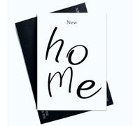 Peachy Antics New Home Card Congratulations New Home Card For Son For Daughter For Men - Women Simple Card Design AP154