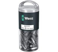 Peachy Antics WERA 05072447001 TX15 x 25 mm 867/1 DIY Bit for Socket Screws - Silver (100-Piece)