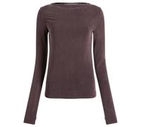 Peachy Den Women's Kylie Long Sleeve Top Chocolate XS