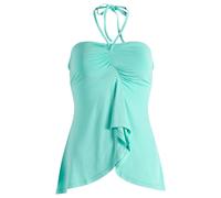 Peachy Den Women's Nia Kylie Halter Top Bermuda XS