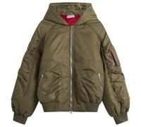 Peachy Den Women's The Penny Flight Jacket Moss