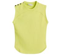 Peachy Den Women's Trixie Sweat Vest Top Highlighter Small