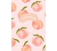 Peachy Dreams: Cute Pink Pastel Notebook with Peach Pattern: Lined Journal | 6” x 9” | 120 Pages | Aesthetic Kawaii Stationery for Daily Notes, School, or Gifts