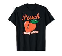Peachy Princess Cute Peach Fruit Lovers T-Shirt