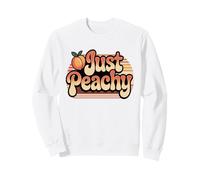 Peachy Vintage Retro Summer Loving Peach Girls Sweatshirt