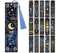 Peacoblue 30pcs UV DTF Bookmarks Wraps Transfer Stickers Starry Sky for Women Men Reading, Waterproof Bookmarkers Decal(No Blank Bookmarks) for Acrylic Plastic Metal Blank Bookmark