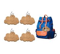 peacoblue 4Pcs Cloud Enamel Pin Holder Display Board Collection,Big Bag Charm Keychains, Backpack 11.9cm x 7.37cm, Pins Display Frame Organizer Storage to Show Unique Styles for Student, Male, Female