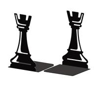 Peacoblue 5.3"x4.3"x7.9" Metal Bookends, Heavy Duty Book Ends for Shelves