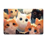 Peacoblue A Group of Cute Cats Card Skin Stickers, Credit Debit Card Decal | Waterproof Scratch Resistant Card Skins, 4 Styles Decorative Stickers for Credit Cards, Debit Cards & Transit Cards