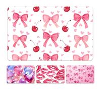 Peacoblue Bank Card Sticker 16pcs Pink Colors Credit Debit Card Custom Skin Cover Protector, 4 Styles Waterproof Scratch-Proof and Attractive Decal for Most Popular EBT Transportation Key Card