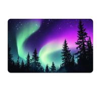 Peacoblue Bank Card Sticker Aurora Landscape Credit Debit Card Custom Skin Cover Protector, 4 Styles Scratch-Proof Attractive Decal for Most Popular EBT Transportation Key Card