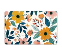 Peacoblue Bank Card Sticker Colorful Flowers and Leaves Credit Debit Card Custom Skin Cover Protector, 4 Styles Scratch-Proof and Aesthetic Decal for Most Popular EBT Transportation Key Card