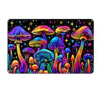 Peacoblue Bank Card Sticker Colorful Mushrooms Credit Debit Card Custom Skin Cover Protector, 4 Styles Waterproof Scratch-Proof and Aesthetic Decal for Most Popular EBT Transportation Key Card