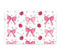 Peacoblue Bank Card Sticker Cute Pink Bows Credit Debit Card Custom Skin Cover Protector, 4 Styles Waterproof Scratch-Proof and Aesthetic Decal for Most Popular EBT Transportation Key Card