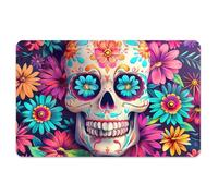 Peacoblue Bank Card Sticker Day of The Dead Skeleton Credit Debit Card Custom Skin Cover Protector, 4 Styles Scratch-Proof and Attractive Decal for Most Popular EBT Transportation Key Card