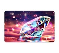 Peacoblue Bank Card Sticker Diamond Credit Debit Card Custom Skin Cover Protector, 4 Styles Waterproof Scratch-Proof and Attractive Decal for Most Popular EBT Transportation Key Card