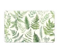 Peacoblue Bank Card Sticker Green Fern Credit Debit Card Custom Skin Cover Protector, 4 Styles Waterproof Scratch-Proof and Attractive Decal for Most Popular EBT Transportation Key Card