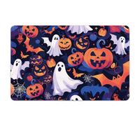 Peacoblue Bank Card Sticker Halloween Elements Credit Debit Card Custom Skin Cover Protector, 4 Styles Waterproof Scratch-Proof and Attractive Decal for Most Popular EBT Transportation Key Card