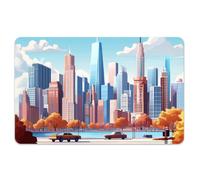 Peacoblue Bank Card Sticker New York Credit Debit Card Custom Skin Cover Protector, 4 Styles Scratch-Proof Attractive Decal for Most Popular EBT Transportation Key Card