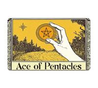Peacoblue Bank Card Sticker Tarot Ace of Pentacles Credit Debit Card Custom Skin Cover Protector, 4 Styles Scratch-Proof Attractive Decal for Most Popular EBT Transportation Key Card