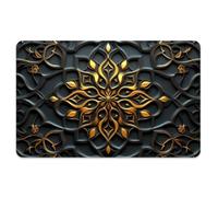 Peacoblue Bank Card Sticker Vintage Black and Gold Patterns Credit Debit Card Custom Skin Cover Protector, 4 Styles Scratch-Proof and Attractive Decal for Most Popular EBT Transportation Key Card
