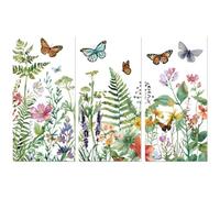 Peacoblue Butterfly Bush Rub On Transfers for Furniture 6"x12"