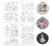 Peacoblue Chirstmas Fairies Stick and Stitch Embroidery Patterns