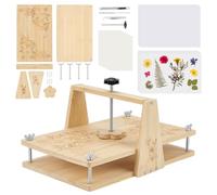 peacoblue Large Flower Press Kit 28×17.8CM DIY Pressed Flower Plant Preservation Kit Leaf&Flower Pressing Kit Arts and Crafts for Adults Great Gift for Lovers