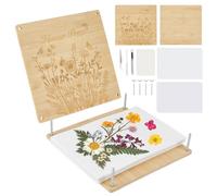 peacoblue Large Flower Press Kit 28×28CM DIY Pressed Flower Plant Preservation Kit Leaf&Flower Pressing Kit Arts and Crafts for Adults Great Gift for Lovers