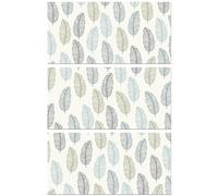 Peacoblue Rub on Transfer Decals for Furniture Crafts Decor 6"x12" Simple Leaves, 3Pcs Waterproof UV DTF Transfer Sticker for Lingerie Chests Drawer Dresser Glass Porcelain Wood Plastic