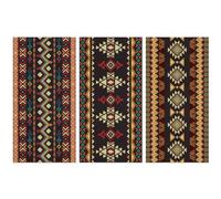 Peacoblue Rub on Transfer Sticker for Furniture Crafts Decor 6"x12" Aztec Tribal Style, 3Pcs Waterproof UV DTF Transfer for Lingerie Chests Drawer Dresser Glass Porcelain Wood Plastic