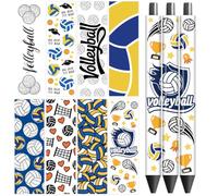 Peacoblue UV DTF Pen & Bookmark Transfer Stickers - 48pcs West Cowboy Waterproof Decals for Pens, Acrylic Bookmarks, Journals & DIY Stationery Gifts