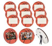 peacoblue Wooden Basketball Photo Frame Set, 15 Pack