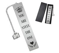 Peacoblue You are Steel The One Metal Bookmark, Book Mark for Readers