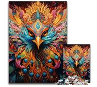 Peacock 1000 Piece Jigsaw Jigsaw Puzzles Challenging Brain Teaser, Family Activity, Home Decor, 26X38CM/10.23x14.96inch