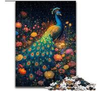 Peacock 1000 Pieces Jigsaw Puzzle For Adults Teens, Challenging Game for Is Ideal As A Gift for The Whole Family (50x75cm)