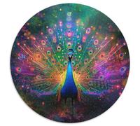 Peacock 1000 Pieces Jigsaw Puzzles For Adults Challenging Game Stress Relieving Entertainment Cultivate The Spirit of Teamwork for Adults And Kids, Age 12 Years Up 1000pcs (67.5x67.5cm)