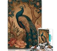 Peacock Adult Jigsaw Puzzles 1000 Pieces,Challenging To Complete But Fun And Humorous Birthday Present,Gifts,Wall Art 50x75cm