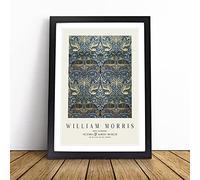 Peacock And Dragon by William Morris | Framed Wall Art Print | Modern Home Decor Picture | Ready to Hang Artwork for Living Room, Bedroom, Kitchen or Office | Multiple Sizes