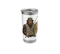 Peacock Bass Bigfoot Fisher Stainless Steel Insulated Tumbler