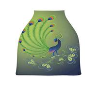 Peacock Beauty Stretchy Baby Car Seat Cover,Canopy Nursing Covers,Soft Breathable Windproof Scarf Changepad for Winter Infant Breastfeeding Boys