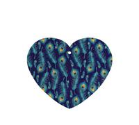 Peacock Bird Feathers Printing Fashion Car Air Freshener Cards 10 Pcs Car Scented Hanging Sheets